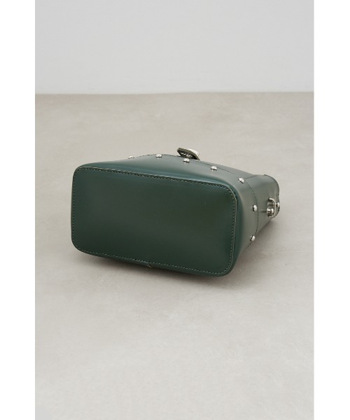 AZUL by moussy（アズールバイマウジー）の「スタッズトートバッグ（トートバッグ・レディース・ダークグリーン/ブラック・FREE）」の16枚目の写真