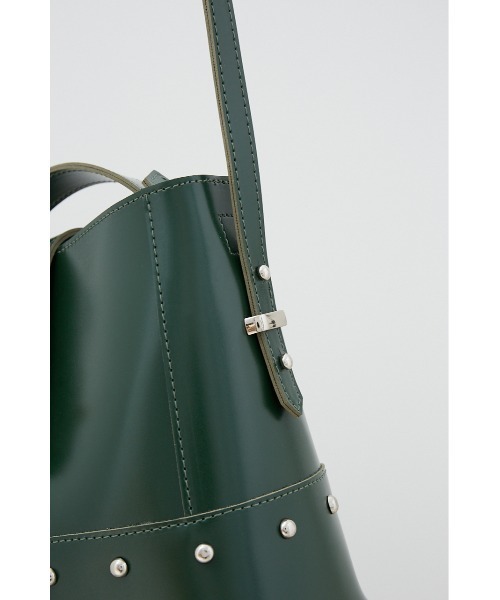 AZUL by moussy（アズールバイマウジー）の「スタッズトートバッグ（トートバッグ・レディース・ダークグリーン/ブラック・FREE）」の17枚目の写真