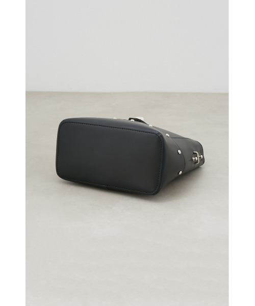 AZUL by moussy（アズールバイマウジー）の「スタッズトートバッグ（トートバッグ・レディース・ダークグリーン/ブラック・FREE）」の6枚目の写真