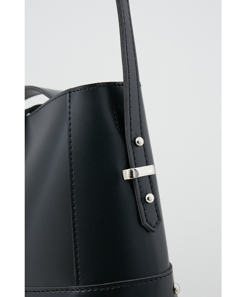 AZUL by moussy（アズールバイマウジー）の「スタッズトートバッグ（トートバッグ・レディース・ダークグリーン/ブラック・FREE）」の7枚目の写真