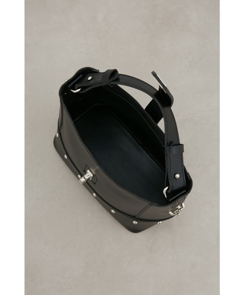 AZUL by moussy（アズールバイマウジー）の「スタッズトートバッグ（トートバッグ・レディース・ダークグリーン/ブラック・FREE）」の8枚目の写真