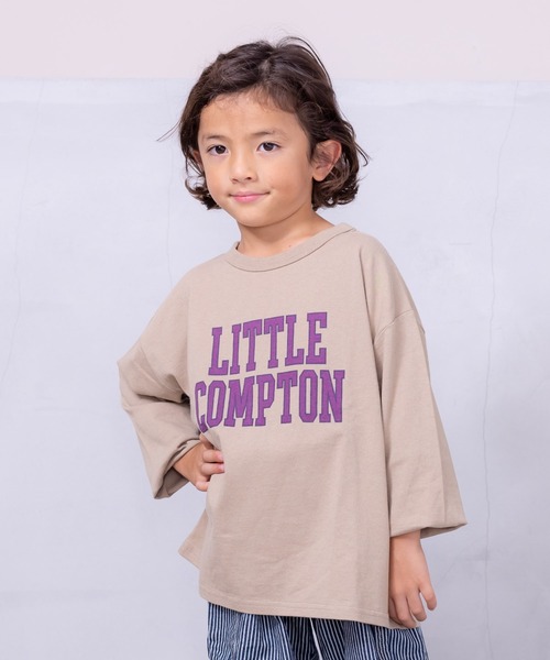 Life Support Products（ライフサポートプロダクツ）の「プリントロンティー（80～150cm）（Tシャツ/カットソー・キッズ・ブルー/ホワイト/レッド/杢グレー/ピンク/グリーン/オフホワイト/ベージュ/ブラック/チャコール・90/95/100/110/120/130/140/150/80）」の6枚目の写真