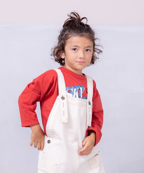 Life Support Products（ライフサポートプロダクツ）の「プリントロンティー（80～150cm）（Tシャツ/カットソー・キッズ・ブルー/ホワイト/レッド/杢グレー/ピンク/グリーン/オフホワイト/ベージュ/ブラック/チャコール・90/95/100/110/120/130/140/150/80）」の10枚目の写真