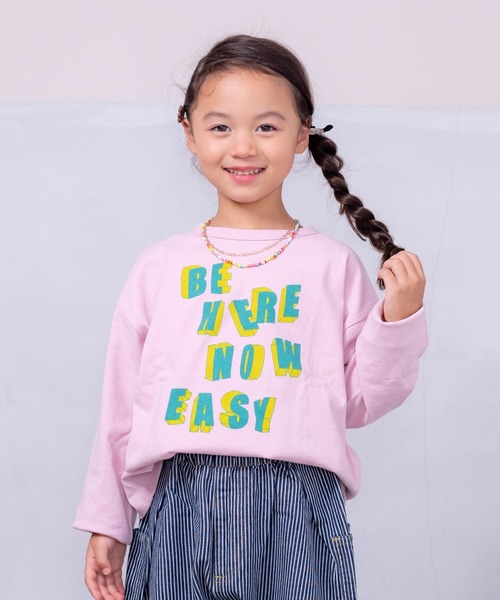 Life Support Products（ライフサポートプロダクツ）の「プリントロンティー（80～150cm）（Tシャツ/カットソー・キッズ・ブルー/ホワイト/レッド/杢グレー/ピンク/グリーン/オフホワイト/ベージュ/ブラック/チャコール・90/95/100/110/120/130/140/150/80）」の9枚目の写真