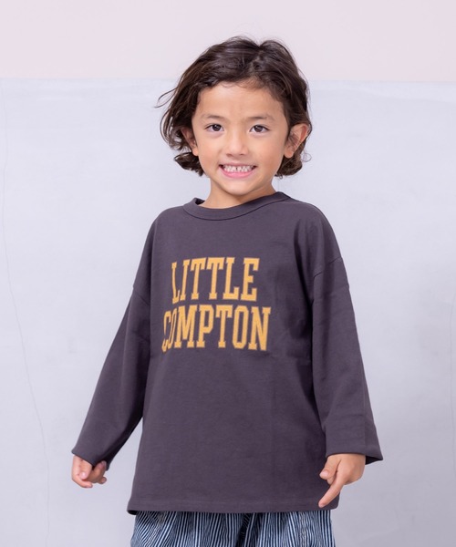 Life Support Products（ライフサポートプロダクツ）の「プリントロンティー（80～150cm）（Tシャツ/カットソー・キッズ・ブルー/ホワイト/レッド/杢グレー/ピンク/グリーン/オフホワイト/ベージュ/ブラック/チャコール・90/95/100/110/120/130/140/150/80）」の5枚目の写真