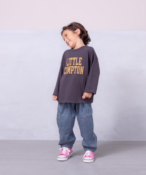 Life Support Products（ライフサポートプロダクツ）の「プリントロンティー（80～150cm）（Tシャツ/カットソー・キッズ・ブルー/ホワイト/レッド/杢グレー/ピンク/グリーン/オフホワイト/ベージュ/ブラック/チャコール・90/95/100/110/120/130/140/150/80）」の13枚目の写真