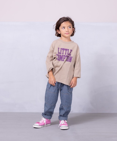 Life Support Products（ライフサポートプロダクツ）の「プリントロンティー（80～150cm）（Tシャツ/カットソー・キッズ・ブルー/ホワイト/レッド/杢グレー/ピンク/グリーン/オフホワイト/ベージュ/ブラック/チャコール・90/95/100/110/120/130/140/150/80）」の14枚目の写真