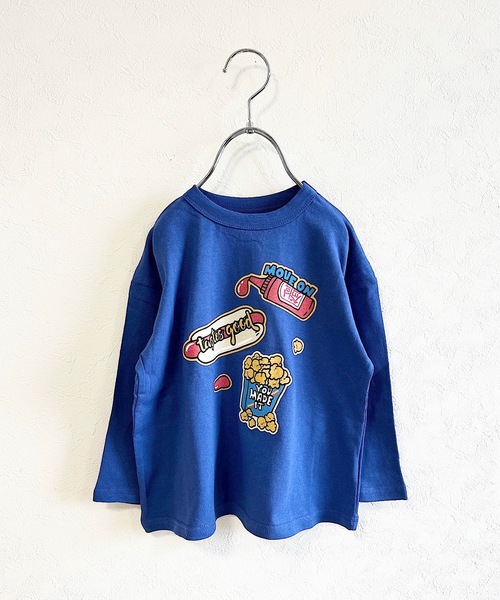 Life Support Products（ライフサポートプロダクツ）の「プリントロンティー（80～150cm）（Tシャツ/カットソー・キッズ・ブルー/ホワイト/レッド/杢グレー/ピンク/グリーン/オフホワイト/ベージュ/ブラック/チャコール・90/95/100/110/120/130/140/150/80）」の21枚目の写真