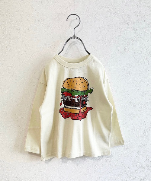 Life Support Products（ライフサポートプロダクツ）の「プリントロンティー（80～150cm）（Tシャツ/カットソー・キッズ・ブルー/ホワイト/レッド/杢グレー/ピンク/グリーン/オフホワイト/ベージュ/ブラック/チャコール・90/95/100/110/120/130/140/150/80）」の22枚目の写真