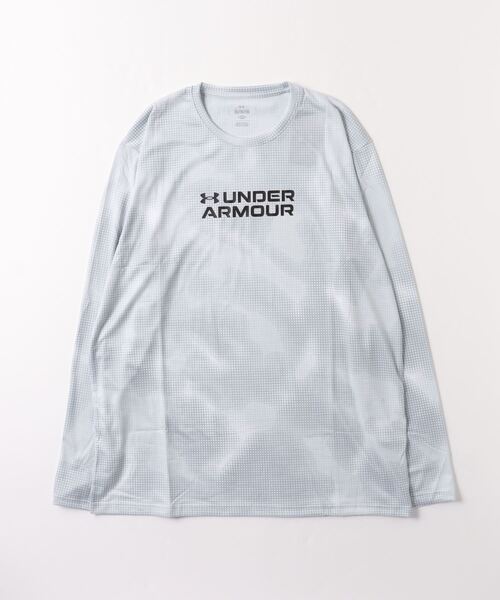 UNDER ARMOUR(アンダーアーマー)の「アンダーアーマー UAテック プリント ロングスリーブシャツ(Tシャツ/カットソー・メンズ・ブラック/ブルー/ホワイト・M/3L/LL/S/L)」の2枚目の写真
