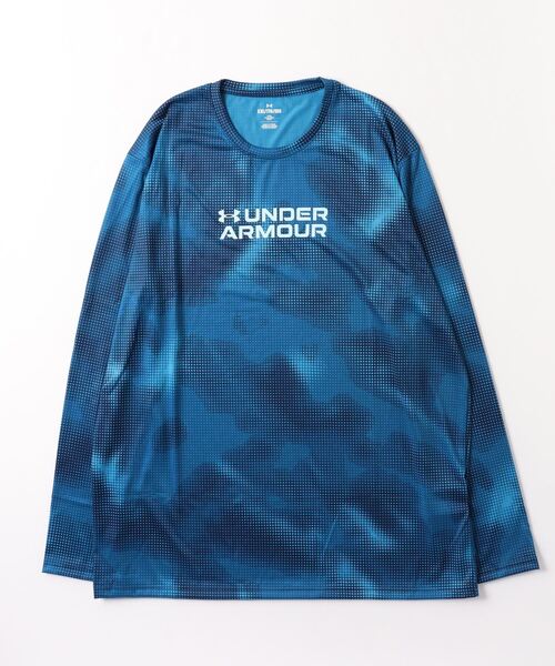 UNDER ARMOUR(アンダーアーマー)の「アンダーアーマー UAテック プリント ロングスリーブシャツ(Tシャツ/カットソー・メンズ・ブラック/ブルー/ホワイト・M/3L/LL/S/L)」の3枚目の写真