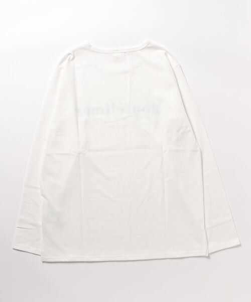 Elura(エルーラ)の「ロングロゴTシャツ(Tシャツ/カットソー・レディース・ホワイト/グレー・LARGE/MEDIUM)」の19枚目の写真