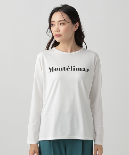 Elura(エルーラ)の「ロングロゴTシャツ(Tシャツ/カットソー・レディース・ホワイト/グレー・LARGE/MEDIUM)」の8枚目の写真