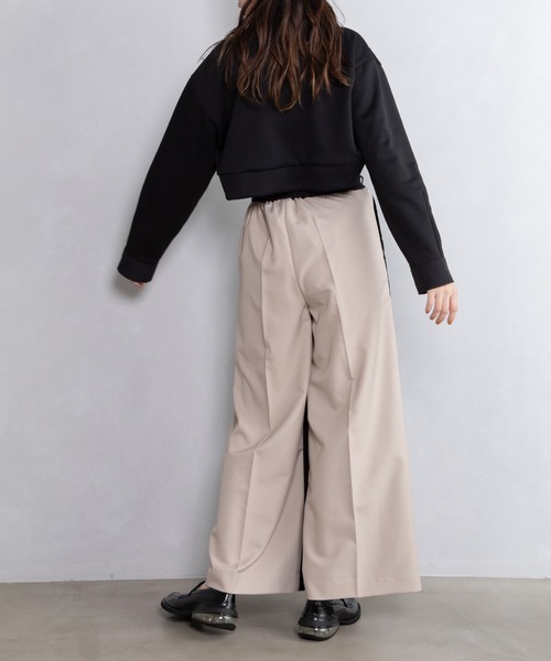 MARECHAL TERRE(マルシャルテル)の「バイカラータックパンツ(その他パンツ・レディース・グレー系その他/ブラック/ブラウン/チャコールグレー・MEDIUM/SMALL)」の21枚目の写真