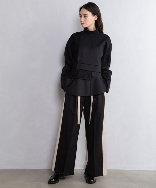 MARECHAL TERRE(マルシャルテル)の「バイカラータックパンツ(その他パンツ・レディース・グレー系その他/ブラック/ブラウン/チャコールグレー・MEDIUM/SMALL)」の22枚目の写真