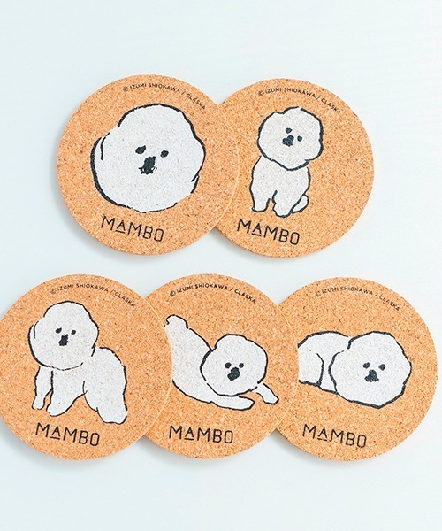 MAMBO(マンボ)の「コルクコースター(ランチョンマット/テーブルウェア・レディース・ホワイト・ONE SIZE)」の1枚目の写真
