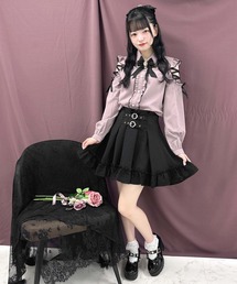 キラキラリングベルトボリュームスカート