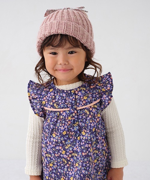 sense of wonder（センスオブワンダー）の「ケーブルボートネック長袖Tシャツ【日本製】（Tシャツ/カットソー・キッズ・キナリ・90cm/130cm/100cm/120cm/110cm/80ｃｍ）」の7枚目の写真