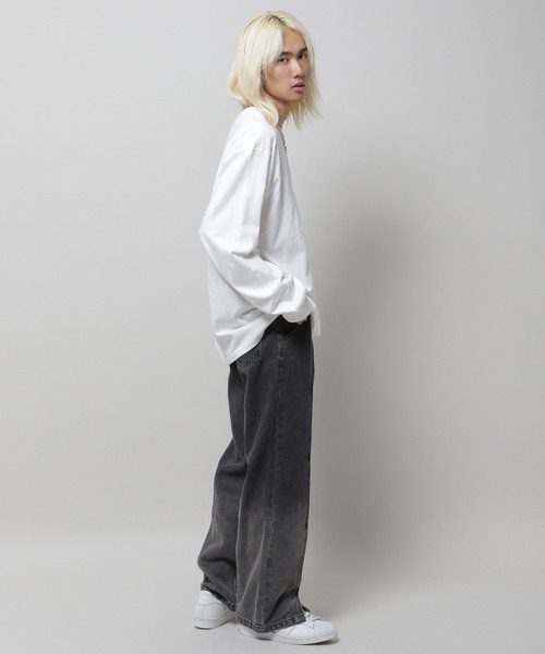 87mm（87mm）の「【UNISEX】Mmlg／19MG ロングスリーブ 2977133（Tシャツ/カットソー・レディース・ホワイト/ネイビー・SMALL/MEDIUM/LARGE）」の9枚目の写真