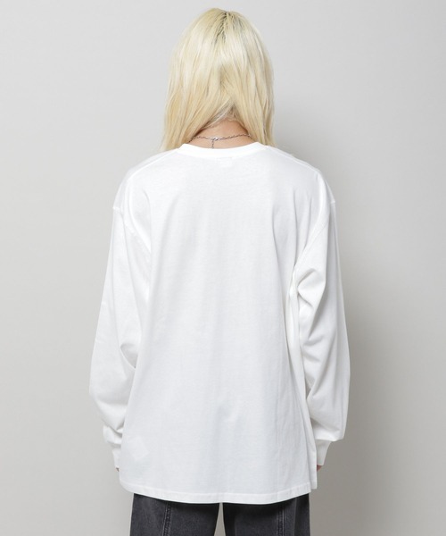 87mm（87mm）の「【UNISEX】Mmlg／19MG ロングスリーブ 2977133（Tシャツ/カットソー・レディース・ホワイト/ネイビー・SMALL/MEDIUM/LARGE）」の10枚目の写真