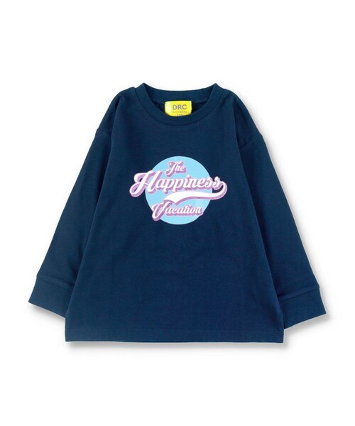 DRC branshes（ディーアールシーブランシェス）の「【WEB限定/DRC】綿100％bコレグラフィック長袖Tシャツ ロンT（Tシャツ/カットソー・キッズ・オフホワイト/ホワイト/アイボリー/その他2/その他4/その他3/その他5/ブラック/その他1/ブルー/その他6/チャコールグレー/オリーブ・140/160/120/100/150/110/130）」の11枚目の写真