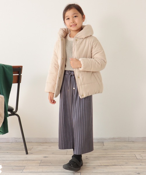 ikka（イッカ）の「【親子コーデ】細コール中綿ジャケット（120~160cm）（ダウンジャケット/コート・キッズ・モカ/ベージュ・120/130/140/150/160）」の6枚目の写真