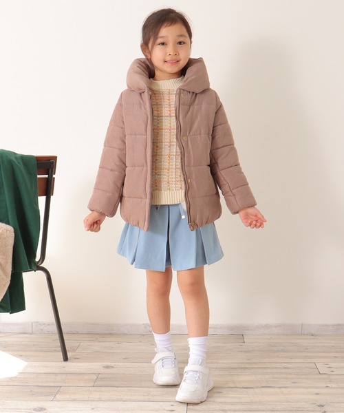 ikka（イッカ）の「【親子コーデ】細コール中綿ジャケット（120~160cm）（ダウンジャケット/コート・キッズ・モカ/ベージュ・120/130/140/150/160）」の11枚目の写真