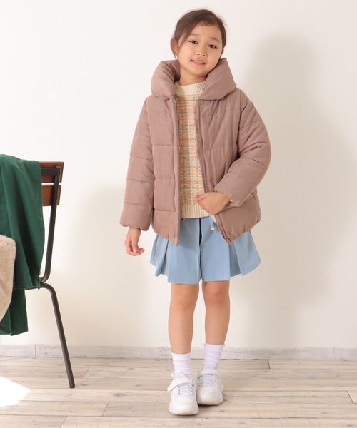 ikka（イッカ）の「【親子コーデ】細コール中綿ジャケット（120~160cm）（ダウンジャケット/コート・キッズ・モカ/ベージュ・120/130/140/150/160）」の10枚目の写真
