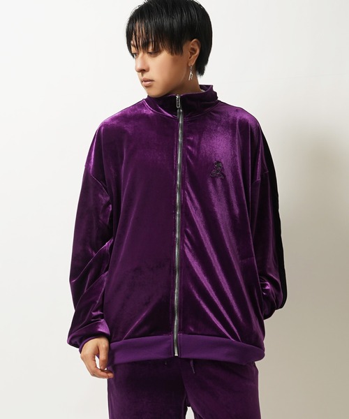 1111clothing（ワンフォークロージング）の「ベロア トラック