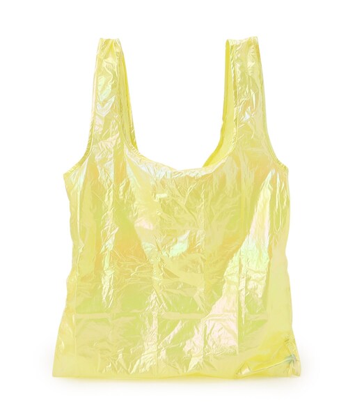 OPAQUE.CLIP（オペークドットクリップ）の「【5色展開／ポケッタブル】オーロラエコバッグ（エコバッグ/サブバッグ・レディース・オフホワイト/イエロー/ピンク系/グレー/ライトブルー・00）」の2枚目の写真