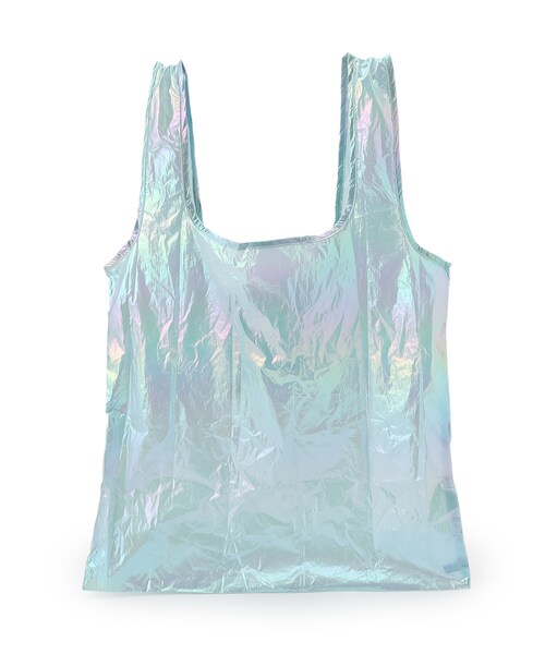 OPAQUE.CLIP（オペークドットクリップ）の「【5色展開／ポケッタブル】オーロラエコバッグ（エコバッグ/サブバッグ・レディース・オフホワイト/イエロー/ピンク系/グレー/ライトブルー・00）」の7枚目の写真