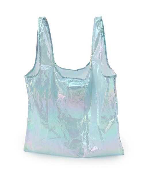 OPAQUE.CLIP（オペークドットクリップ）の「【5色展開／ポケッタブル】オーロラエコバッグ（エコバッグ/サブバッグ・レディース・オフホワイト/イエロー/ピンク系/グレー/ライトブルー・00）」の9枚目の写真