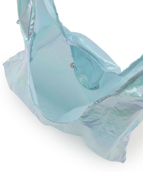 OPAQUE.CLIP（オペークドットクリップ）の「【5色展開／ポケッタブル】オーロラエコバッグ（エコバッグ/サブバッグ・レディース・オフホワイト/イエロー/ピンク系/グレー/ライトブルー・00）」の12枚目の写真