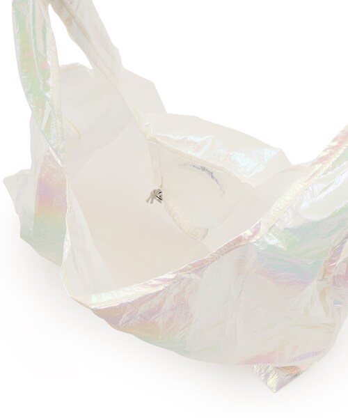 OPAQUE.CLIP（オペークドットクリップ）の「【5色展開／ポケッタブル】オーロラエコバッグ（エコバッグ/サブバッグ・レディース・オフホワイト/イエロー/ピンク系/グレー/ライトブルー・00）」の13枚目の写真