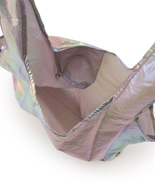 OPAQUE.CLIP（オペークドットクリップ）の「【5色展開／ポケッタブル】オーロラエコバッグ（エコバッグ/サブバッグ・レディース・オフホワイト/イエロー/ピンク系/グレー/ライトブルー・00）」の14枚目の写真