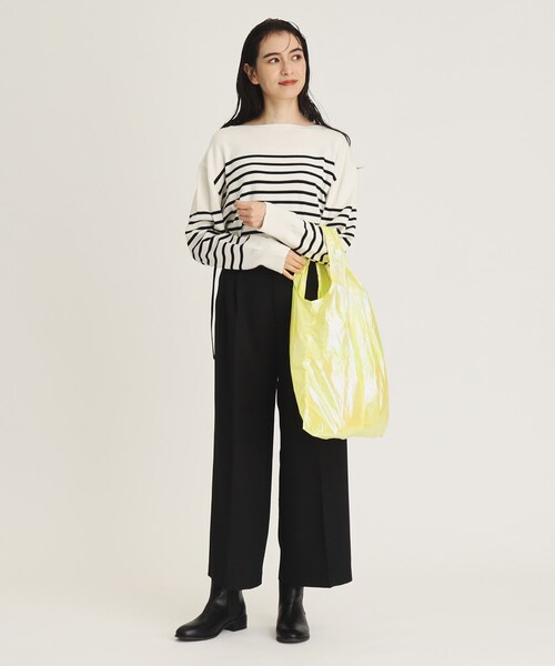 OPAQUE.CLIP（オペークドットクリップ）の「【5色展開／ポケッタブル】オーロラエコバッグ（エコバッグ/サブバッグ・レディース・オフホワイト/イエロー/ピンク系/グレー/ライトブルー・00）」の22枚目の写真