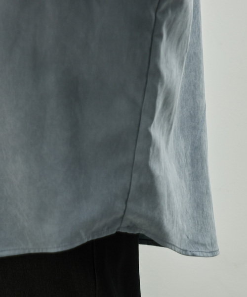 JUNRED(ジュンレッド)の「ナイロンスエードシャツ(シャツ/ブラウス・メンズ・オリーブ/キナリ/ブルー・L/M/LL)」の18枚目の写真