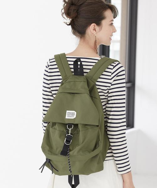 FREDRIK PACKERS（フレドリックパッカーズ）の「[フレドリックパッカーズ]fredrik packers 420D EXPLORE バックパック◆（バックパック/リュック・レディース・ホワイト/ブラック/ダークグリーン・フリー）」の3枚目の写真