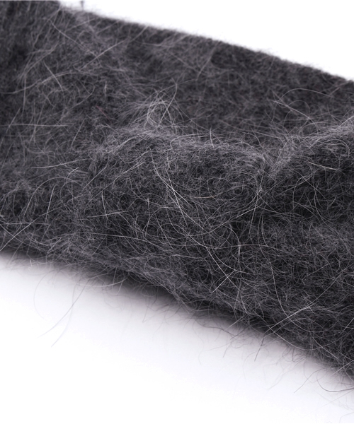 N.（N. Natural Beauty Basic）（エヌエヌナチュラルビューティーベーシック）の「ニットターバン（ヘアバンド・レディース・グレー/ブラック・ﾌﾘ-）」の7枚目の写真