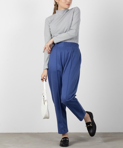 NAVY（ネイビー）の「NAVY 起毛ツイル テーパードパンツ（その他パンツ・レディース・ブラック/ブラウン/ブルー系/ベージュ・M/L）」の9枚目の写真