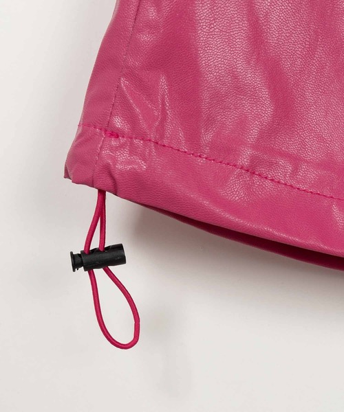 ※【 選べる４size ／２color 】タックデザインフェイクレザードロストワイドカーゴパンツ（カーゴパンツ）｜me+em select（ミームセレクト）