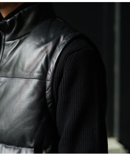 EMMETI（エンメティ）の「EMMETI / エンメティ：別注 ISE -0.5mm-：ONLYARK-0-1040[MUS]（ダウンベスト・メンズ・ブラック系その他/スミクロ・54/52/48/50）」の16枚目の写真