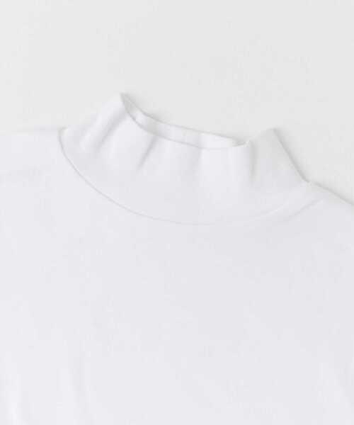 URBAN RESEARCH DOORS（アーバンリサーチドアーズ）の「コットンスムースハイネックプルオーバー（Tシャツ/カットソー・レディース・チャコールグレー/オフホワイト・MEDIUM）」の22枚目の写真