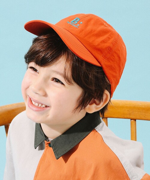 B:MING by BEAMS（ビーミングバイビームス）の「B:MING by BEAMS / ナイロン ロゴ ローキャップ（52～57cm）（キャップ・キッズ・オリーブ/パープル/ベージュ/イエロー系その他5/レッド系その他7/ブラック・M(54～56cm)/S(51～53cm)）」の6枚目の写真