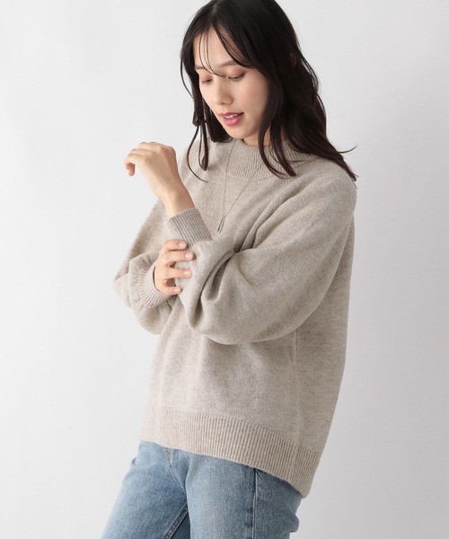 ペルーニットセーター ベージュ かぐれ ニット セーター ペルーアランプルオーバーニット レディース