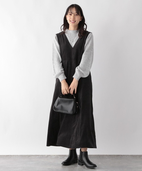 GLOBAL WORK(グローバルワーク)の「Hug meニットラメハイネックプルオーバー/MATINEE LINE/980822(ニット/セーター・レディース・ブルー/ライトグレー/アイボリー/ブラック/ライトベージュ・MEDIUM/LARGE)」の6枚目の写真