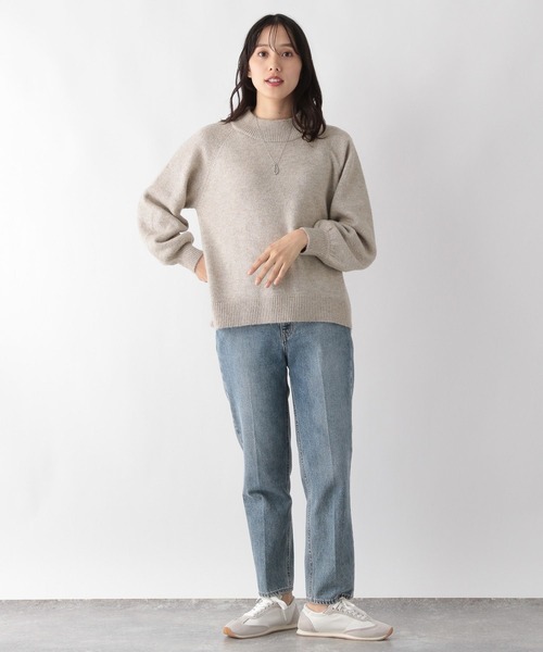 GLOBAL WORK(グローバルワーク)の「Hug meニットラメハイネックプルオーバー/MATINEE LINE/980822(ニット/セーター・レディース・ブルー/ライトグレー/アイボリー/ブラック/ライトベージュ・MEDIUM/LARGE)」の10枚目の写真