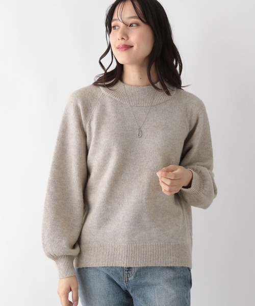 GLOBAL WORK(グローバルワーク)の「Hug meニットラメハイネックプルオーバー/MATINEE LINE/980822(ニット/セーター・レディース・ブルー/ライトグレー/アイボリー/ブラック/ライトベージュ・MEDIUM/LARGE)」の12枚目の写真
