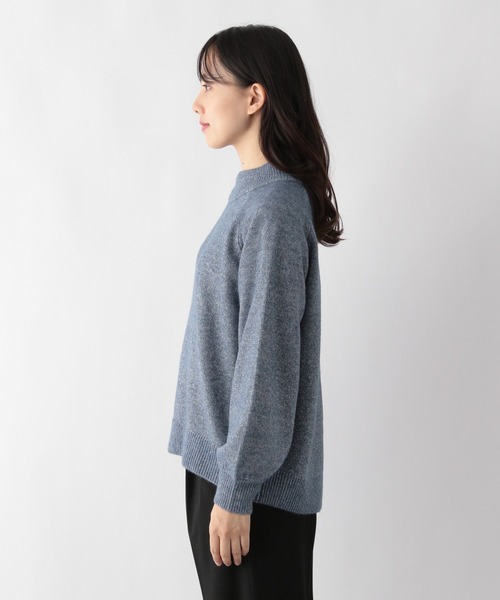 GLOBAL WORK(グローバルワーク)の「Hug meニットラメハイネックプルオーバー/MATINEE LINE/980822(ニット/セーター・レディース・ブルー/ライトグレー/アイボリー/ブラック/ライトベージュ・MEDIUM/LARGE)」の19枚目の写真