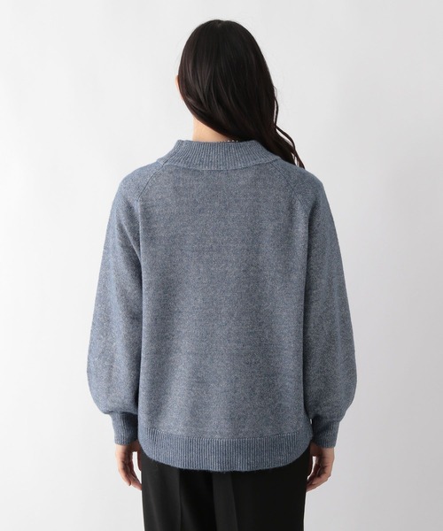GLOBAL WORK(グローバルワーク)の「Hug meニットラメハイネックプルオーバー/MATINEE LINE/980822(ニット/セーター・レディース・ブルー/ライトグレー/アイボリー/ブラック/ライトベージュ・MEDIUM/LARGE)」の20枚目の写真